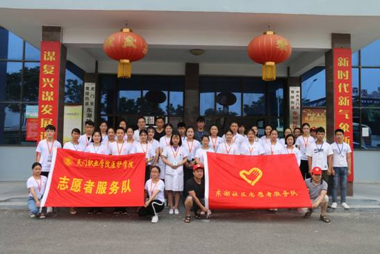 服务居民送健康 义务体检进社区——医护学院师生走进东湖社区开展志愿服务(图4)